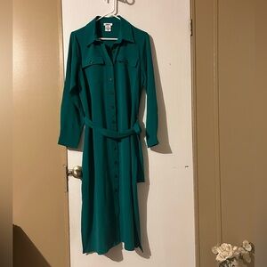 DKNY Long Sleeve Dress
